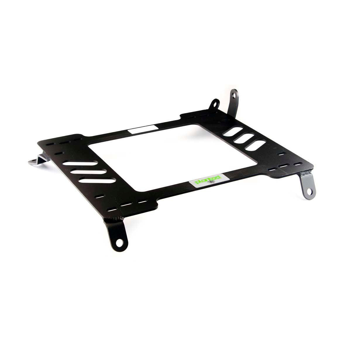 Vehicle-specific floor mounting base for 1993-2007 Subaru Impreza/WRX/STI, passenger side, shown with Planted top plate