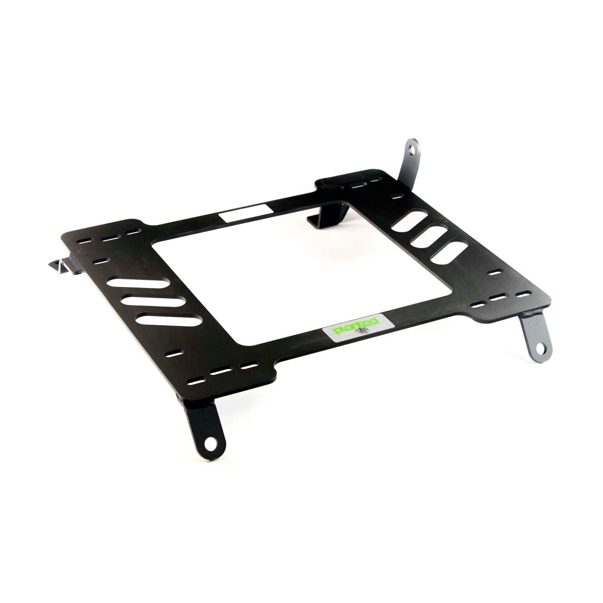 Vehicle-specific floor mounting base for Subaru Impreza (2008-2011) / WRX/STI (2008-2014), passenger side, shown with Planted top plate