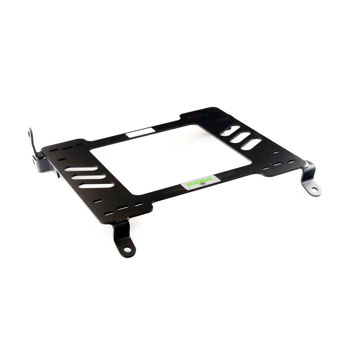 Planted seat bracket for 1993-1998 Toyota Supra, driver side, black powder-coated steel