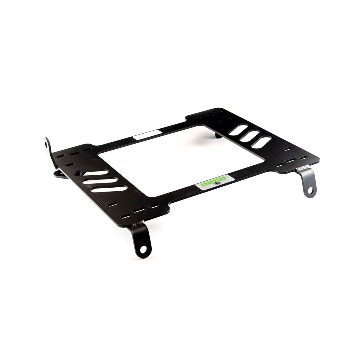 Vehicle-specific floor mounting base for 2002-2006 Acura RSX, driver side, shown with Planted top plate