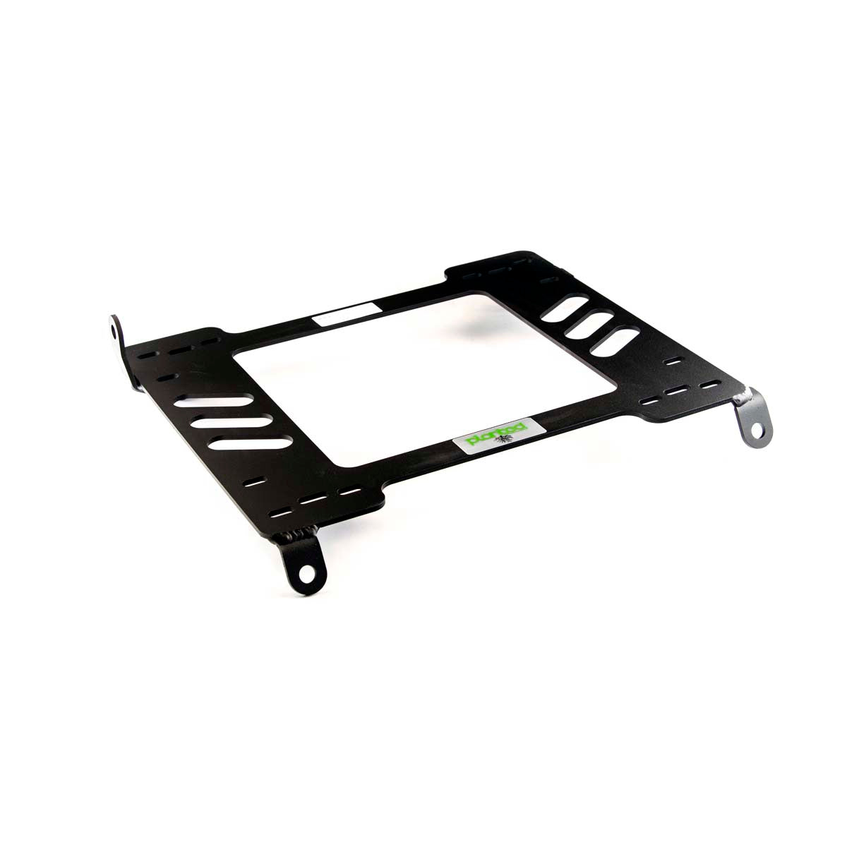 Vehicle-specific floor mounting base for 1992-1995 Honda Civic, driver side, shown with Planted top plate