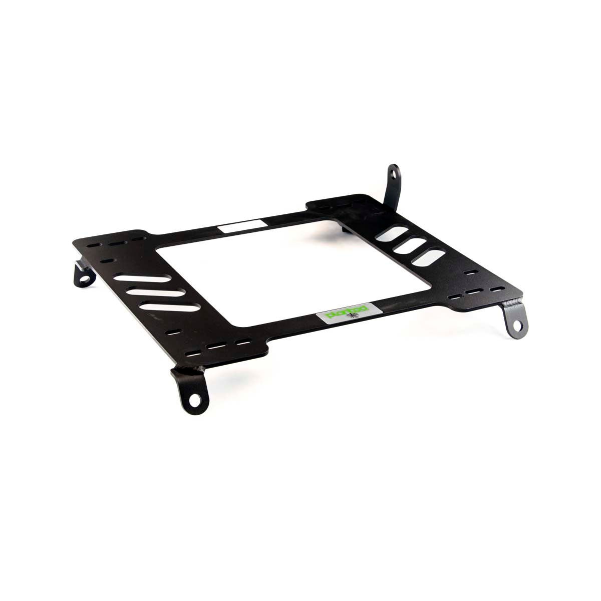 Vehicle-specific floor mounting base for 1992-1995 Honda Civic, passenger side, shown with Planted top plate