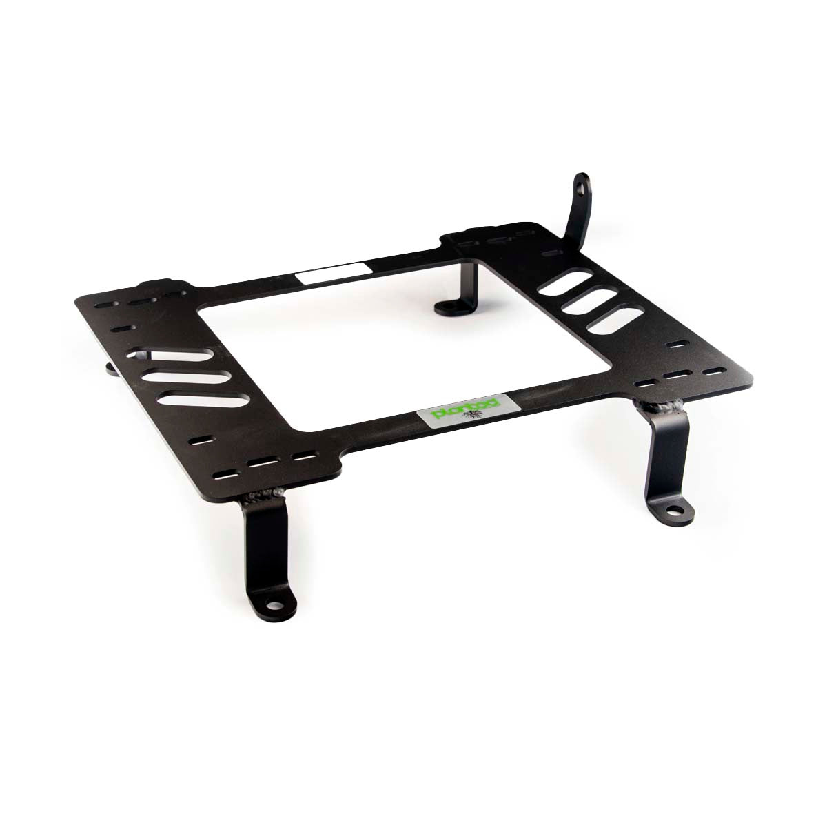 Vehicle-specific floor mounting base for 1989-1994 Eagle Talon / Mitsubishi Eclipse, passenger side, shown with Planted top plate