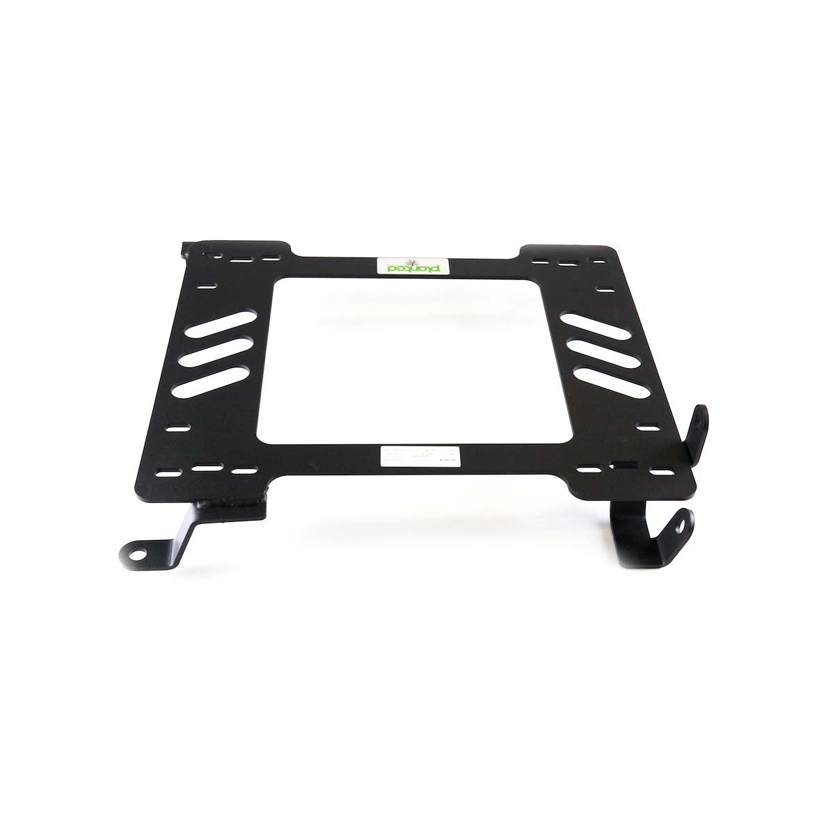 Planted seat bracket for 1989-1998 Nissan 240SX, driver side, black powder-coated steel