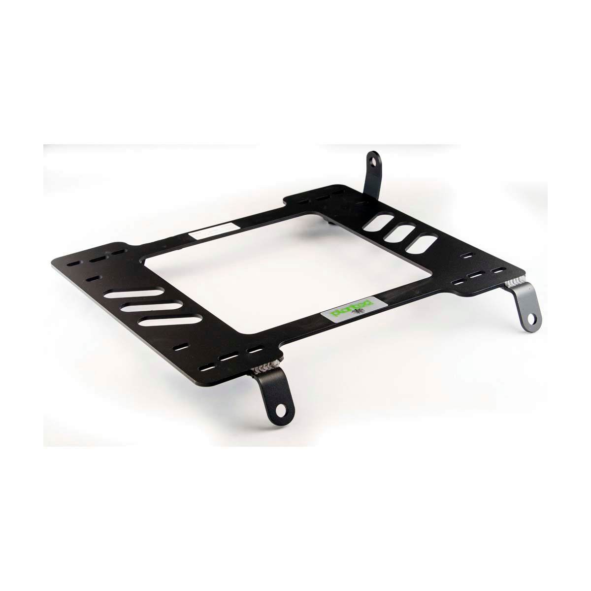 Planted seat bracket for 1990-1996 Nissan 300ZX, passenger side, black powder-coated steel