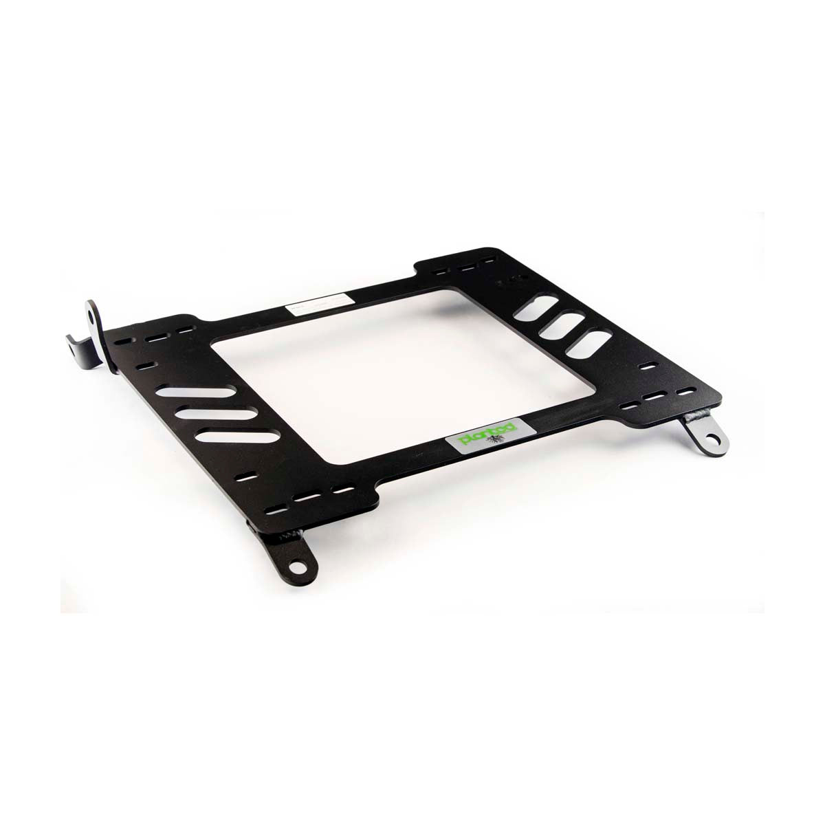 Vehicle-specific floor mounting base for 2000-2005 Toyota Celica, driver side, shown with Planted top plate