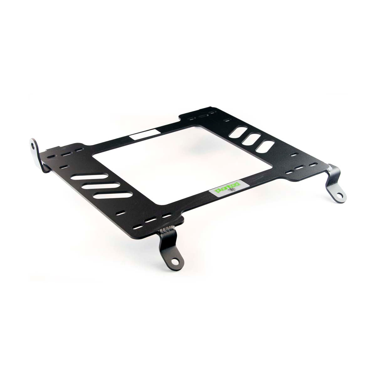 Planted seat bracket for 2006+ Lexus IS250/350/IS F (2nd/3rd Gen, Manual), driver side, black powder-coated steel