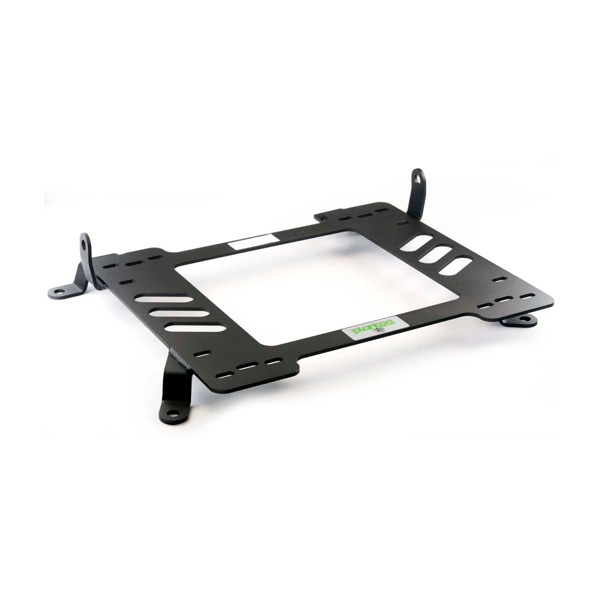 Planted seat bracket for 2006-2008 Audi A4/S4 (B7), passenger side, black powder-coated steel