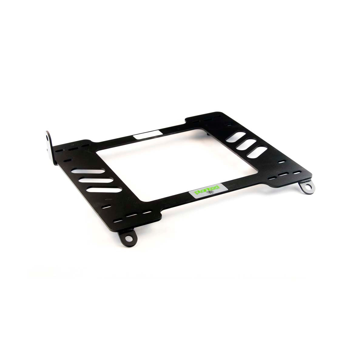 Planted seat bracket for 1998-2006 Audi TT, driver side, black powder-coated steel