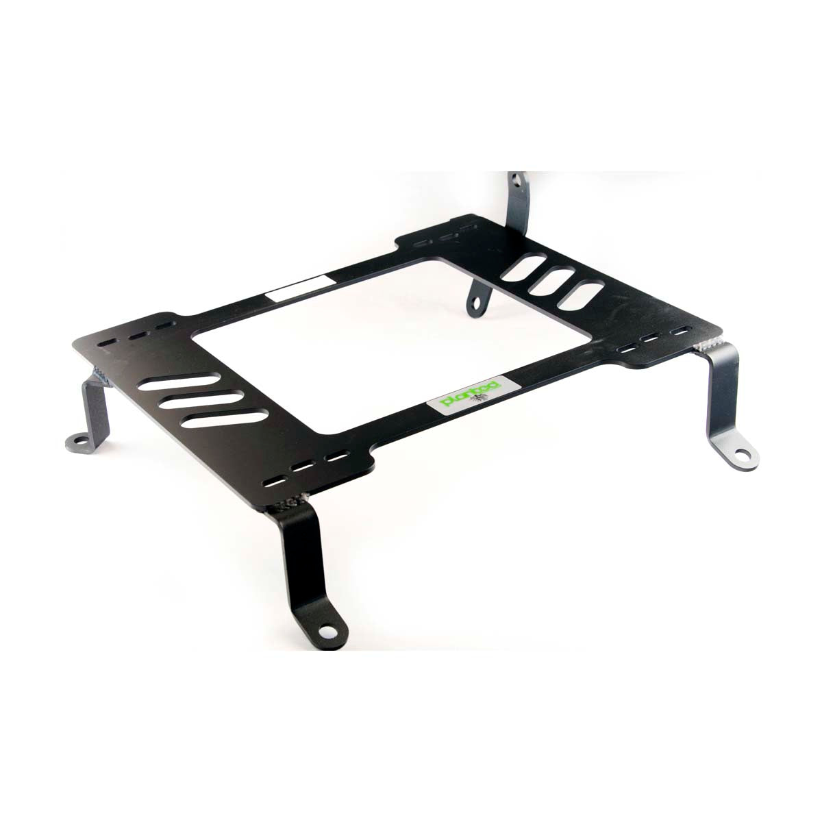 Planted seat bracket for 2010-2015 Toyota Prius (XW30, 3rd Gen), passenger side, black powder-coated steel