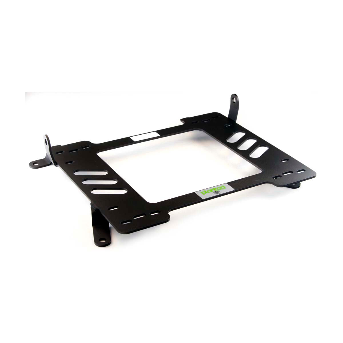 Vehicle-specific floor mounting base for 1992-1999 BMW 3 Series Sedan (E36), passenger side, shown with Planted top plate