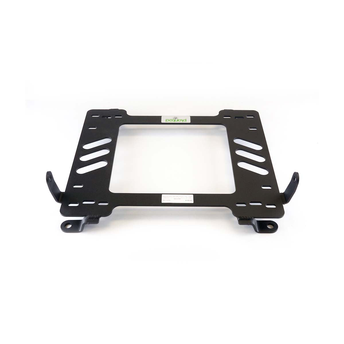 Vehicle-specific floor mounting base for 2006+ Dodge Charger (6th/7th Gen), driver side, shown with Planted top plate