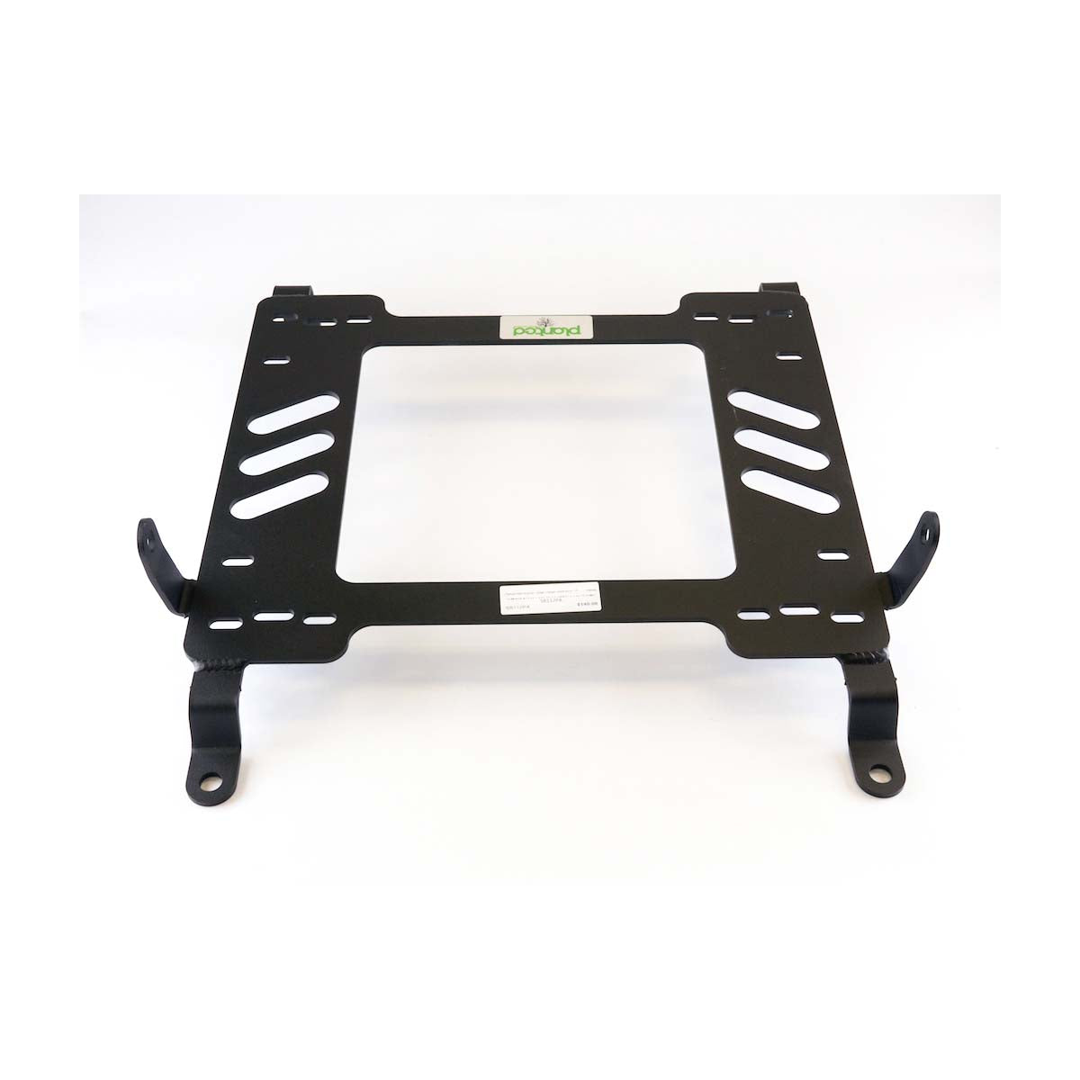 Vehicle-specific floor mounting base for 2006-2010 Dodge Charger (6th Gen), passenger side, shown with Planted top plate
