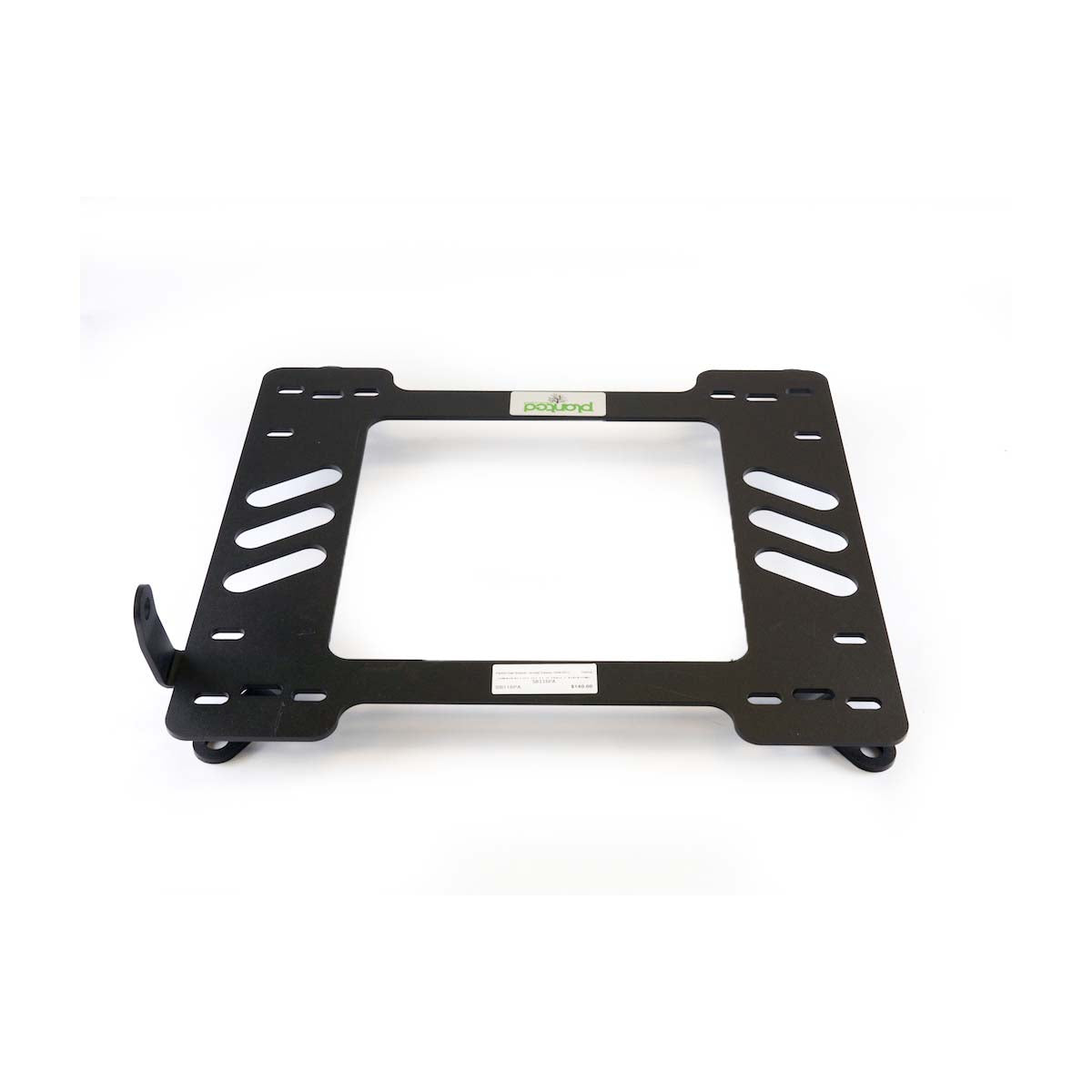 Vehicle-specific floor mounting base for 2008-2016 Hyundai Genesis Coupe, passenger side, shown with Planted top plate