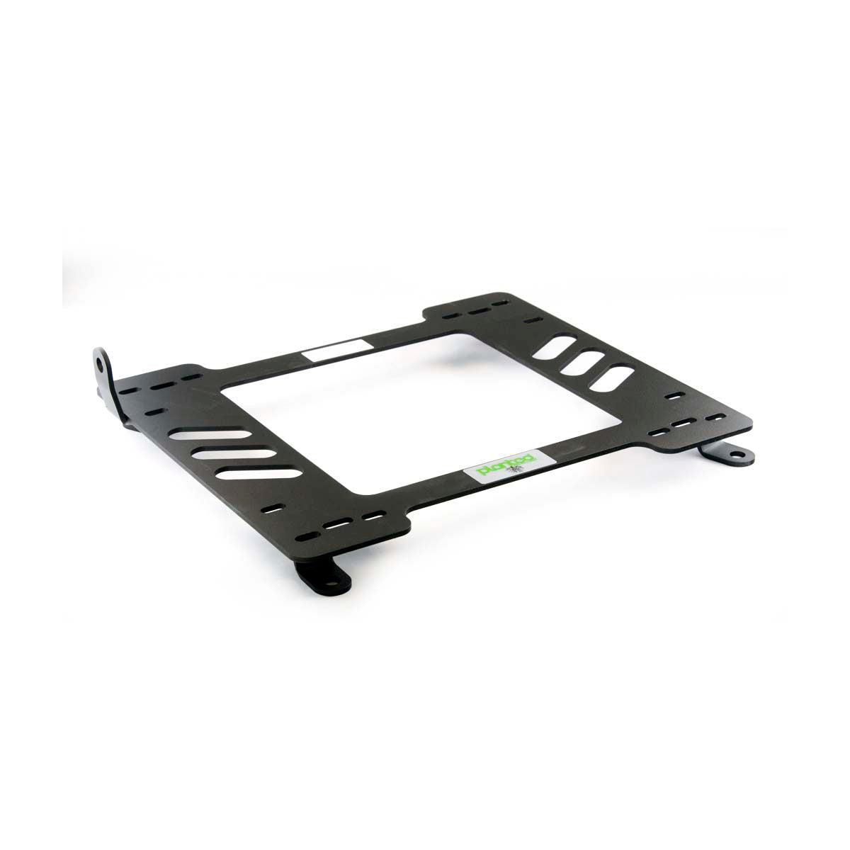 Planted seat bracket for 2007-2013 BMW 3 Series Coupe (E92), driver side, black powder-coated steel