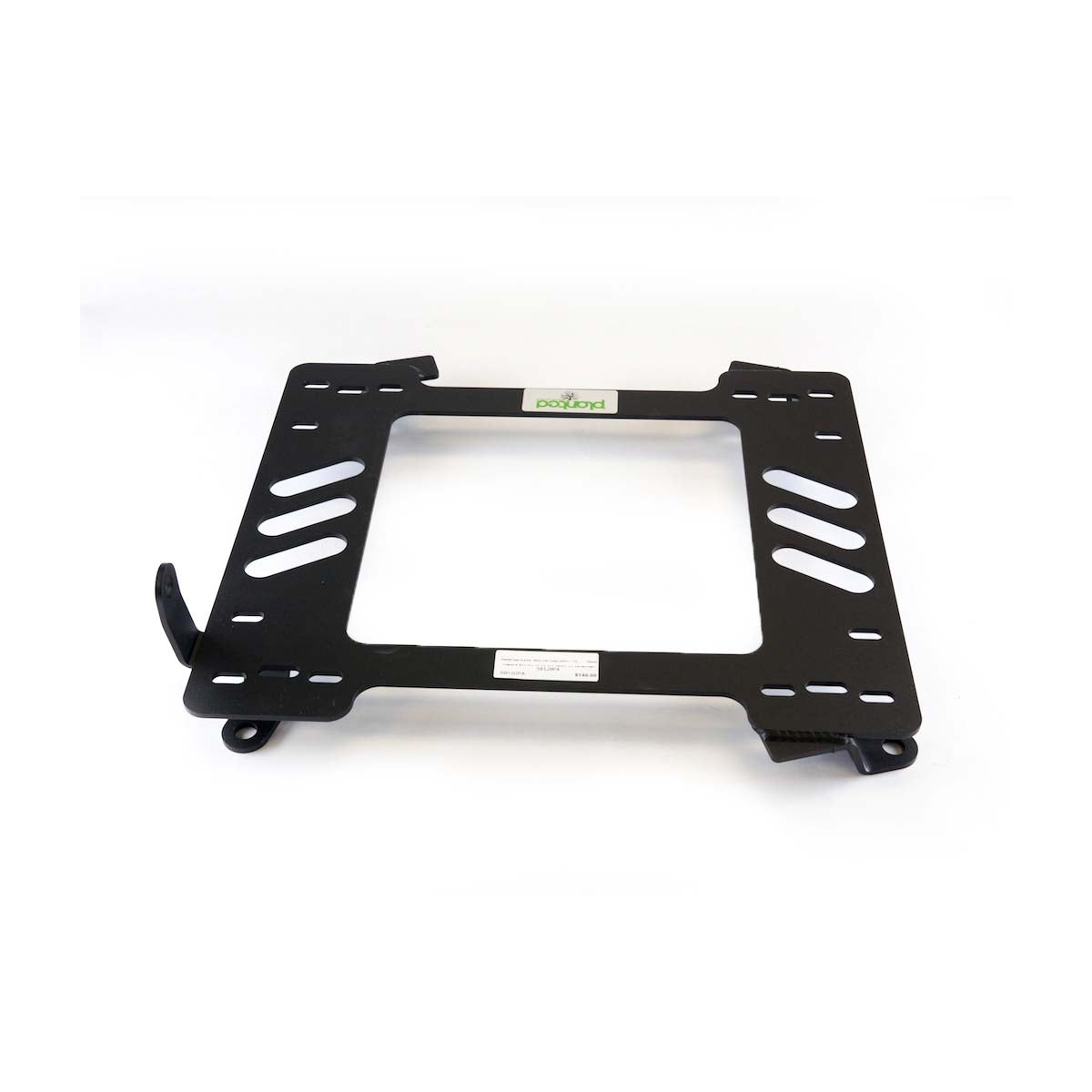 Planted seat bracket for 2007-2013 BMW 3 Series Coupe (E92), passenger side, black powder-coated steel