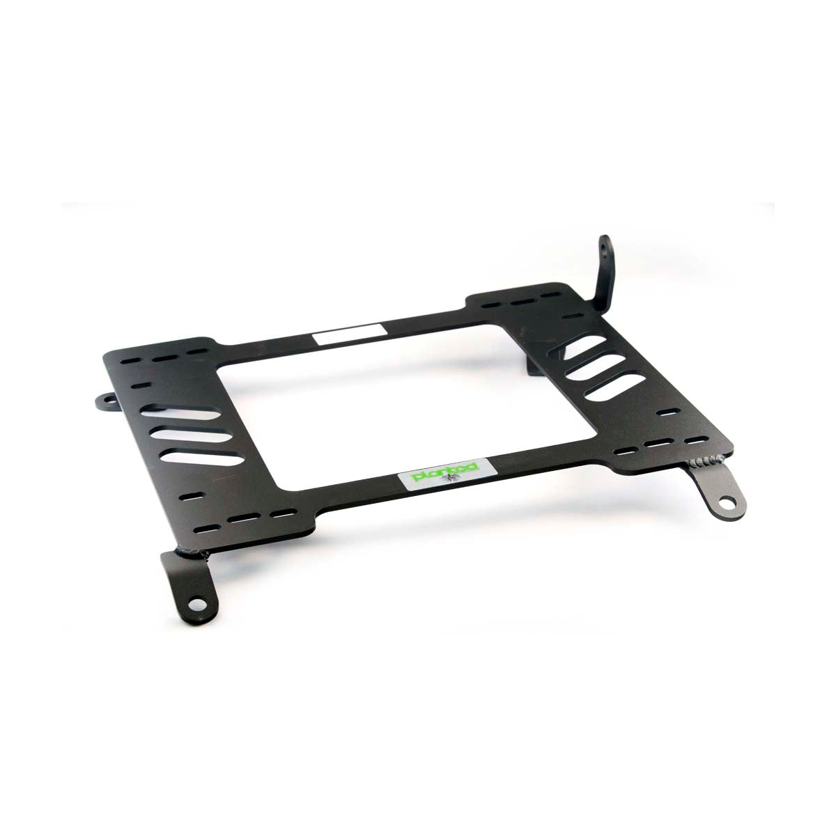 Planted seat bracket for 1986-1992 Toyota Supra, passenger side, black powder-coated steel