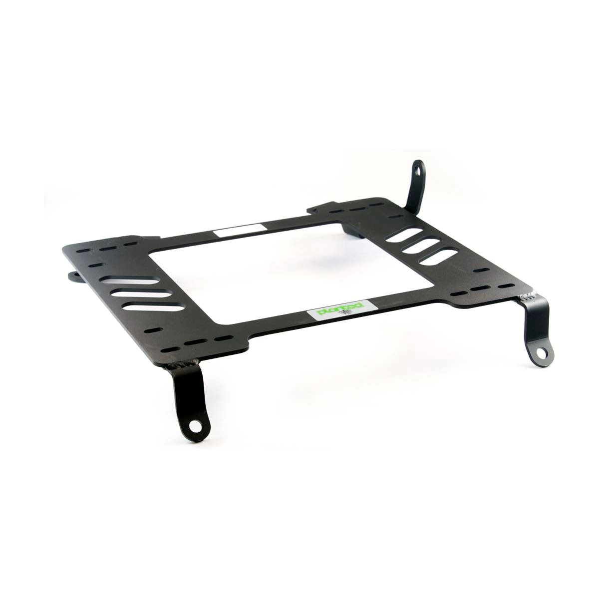 Planted seat bracket for 2008-2012 Honda Accord, passenger side, black powder-coated steel