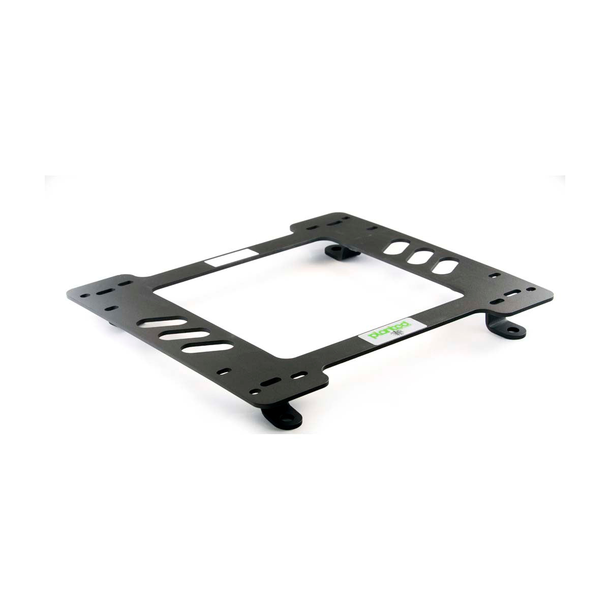Vehicle-specific floor mounting base for 1970-1974.5 Datsun / Nissan 240Z, passenger side, shown with Planted top plate