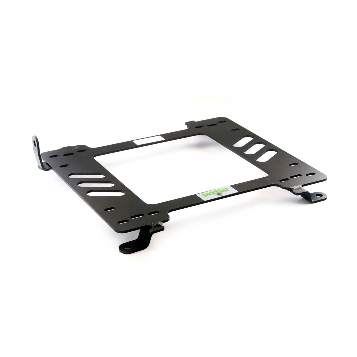 Planted seat bracket for 2008-2019 Ford Fiesta (Mark VI), driver side, black powder-coated steel