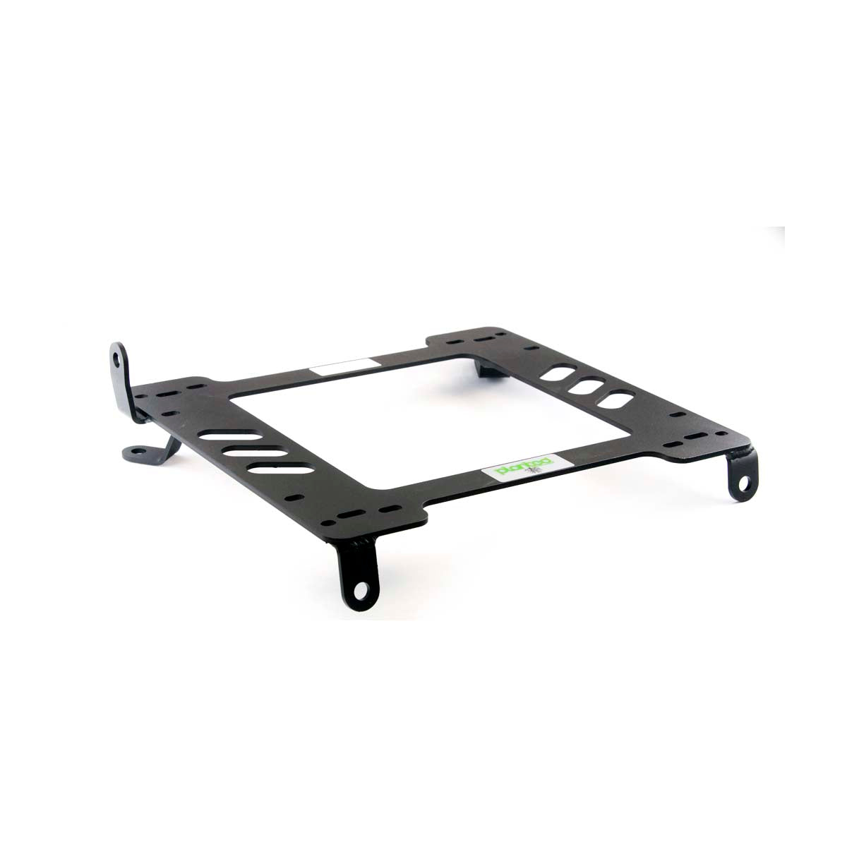Vehicle-specific floor mounting base for 1984-1989 Datsun / Nissan 300ZX, driver side, shown with Planted top plate