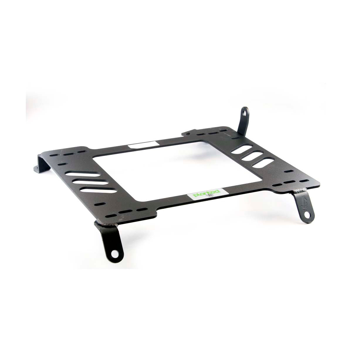 Planted seat bracket for 2012-2015 Honda Civic (9th Gen), passenger side, black powder-coated steel