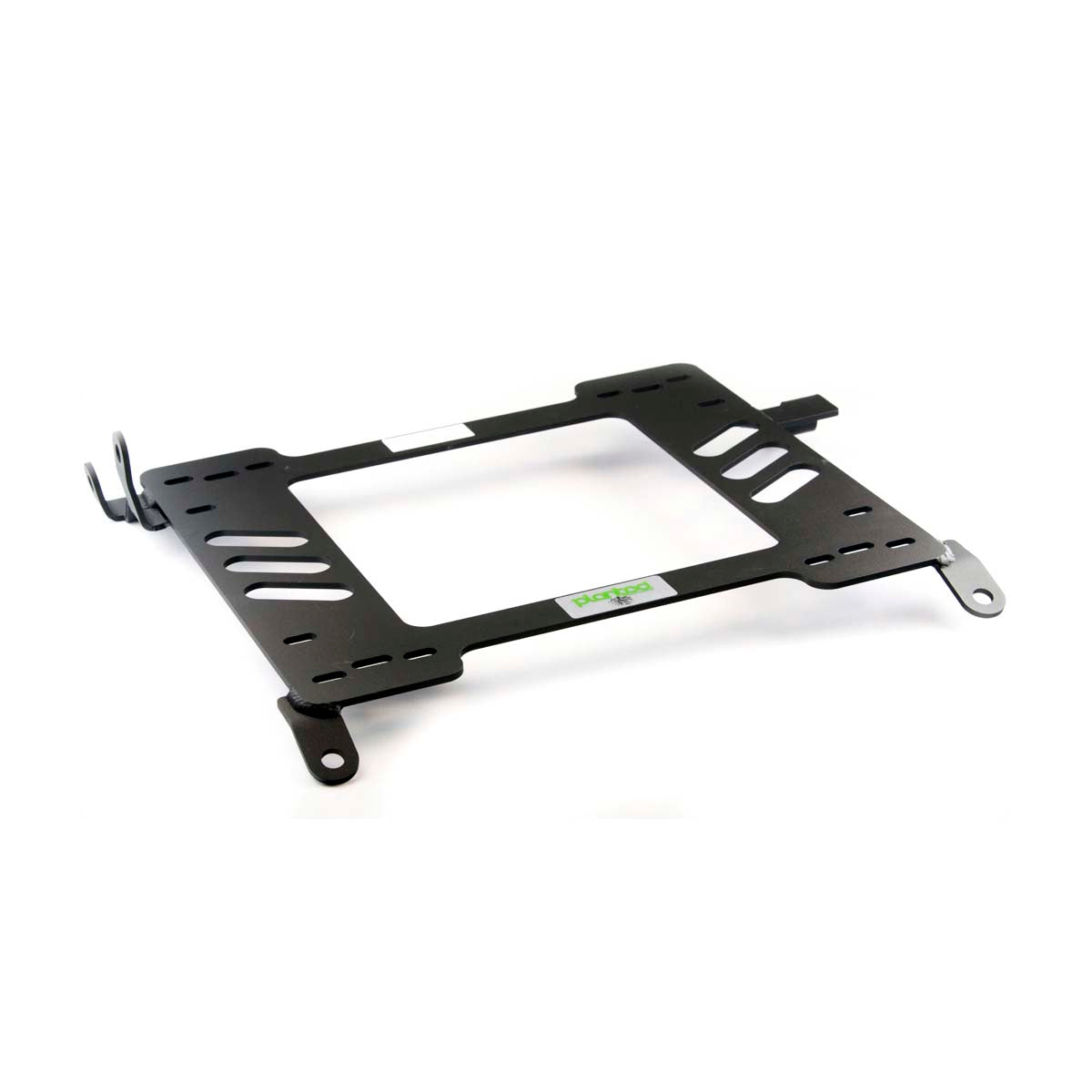 Planted seat bracket for 1994-1999 Toyota Celica, driver side, black powder-coated steel