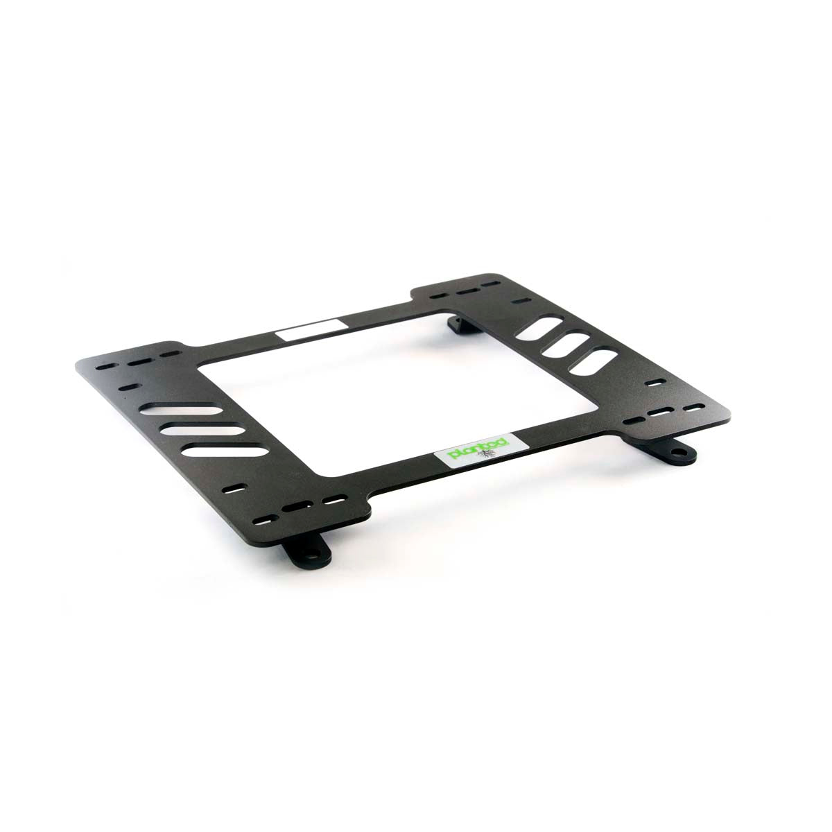 Planted seat bracket for 1974-1978 Ford Mustang, passenger side, black powder-coated steel