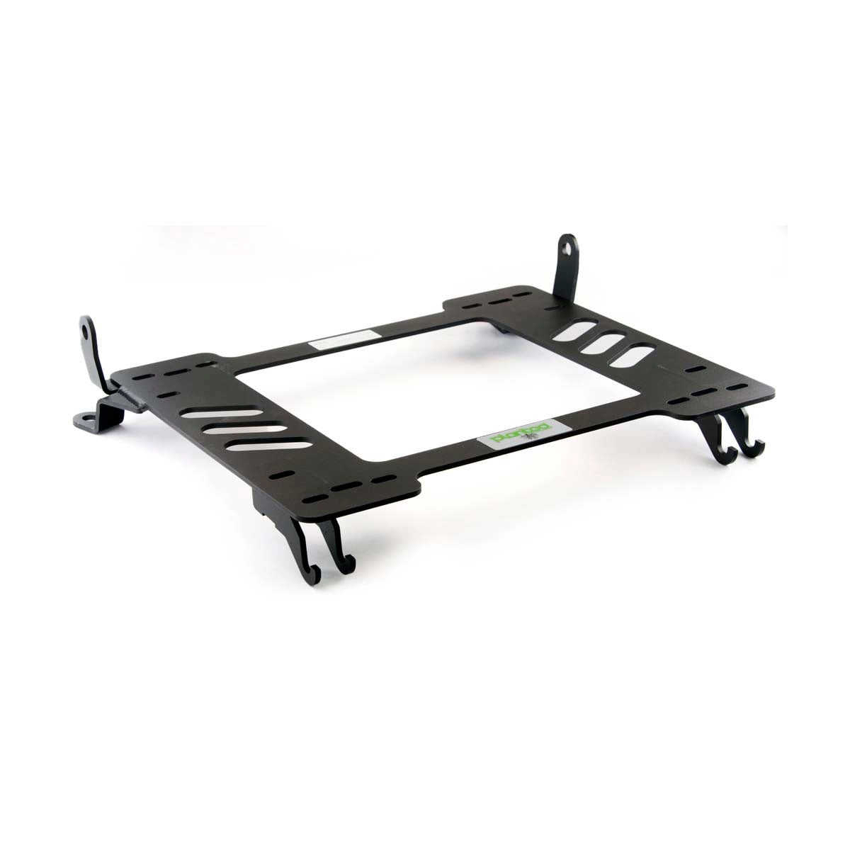 Planted seat bracket for 2012+ Chevrolet Sonic, passenger side, black powder-coated steel