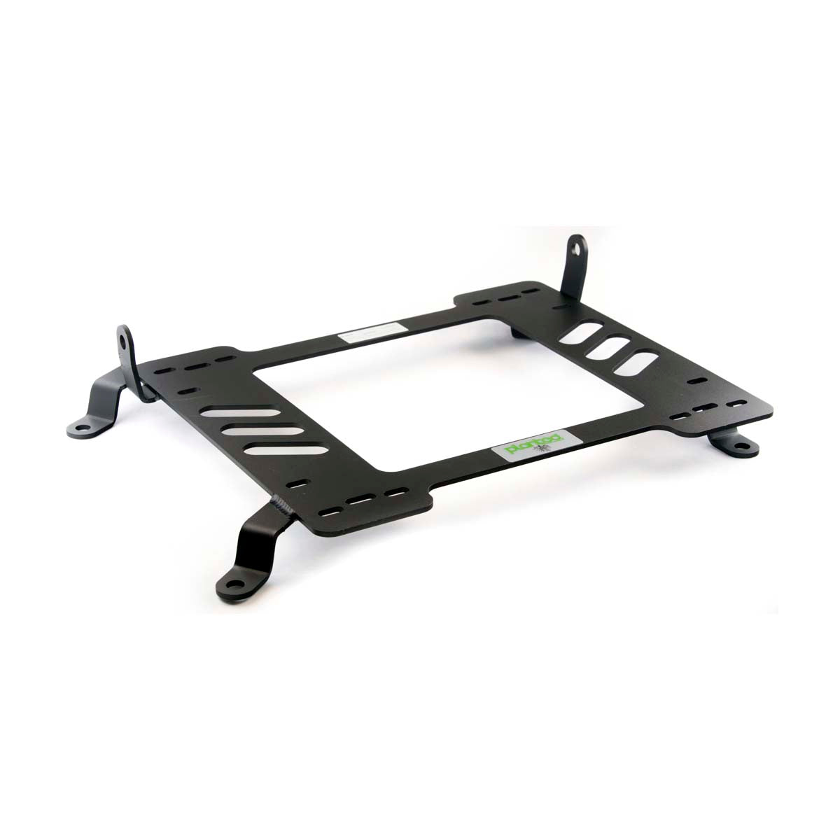 Planted seat bracket for 1995-2003 BMW 5 Series (E39), passenger side, black powder-coated steel