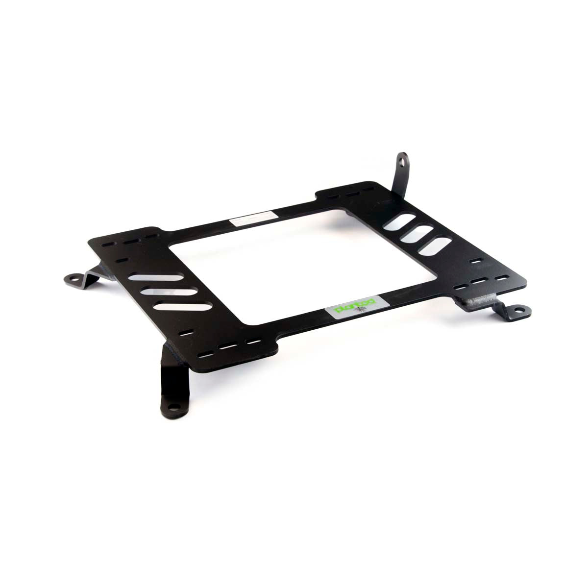 Planted seat bracket for 2007-2014 Audi TT (Mk2), passenger side, black powder-coated steel