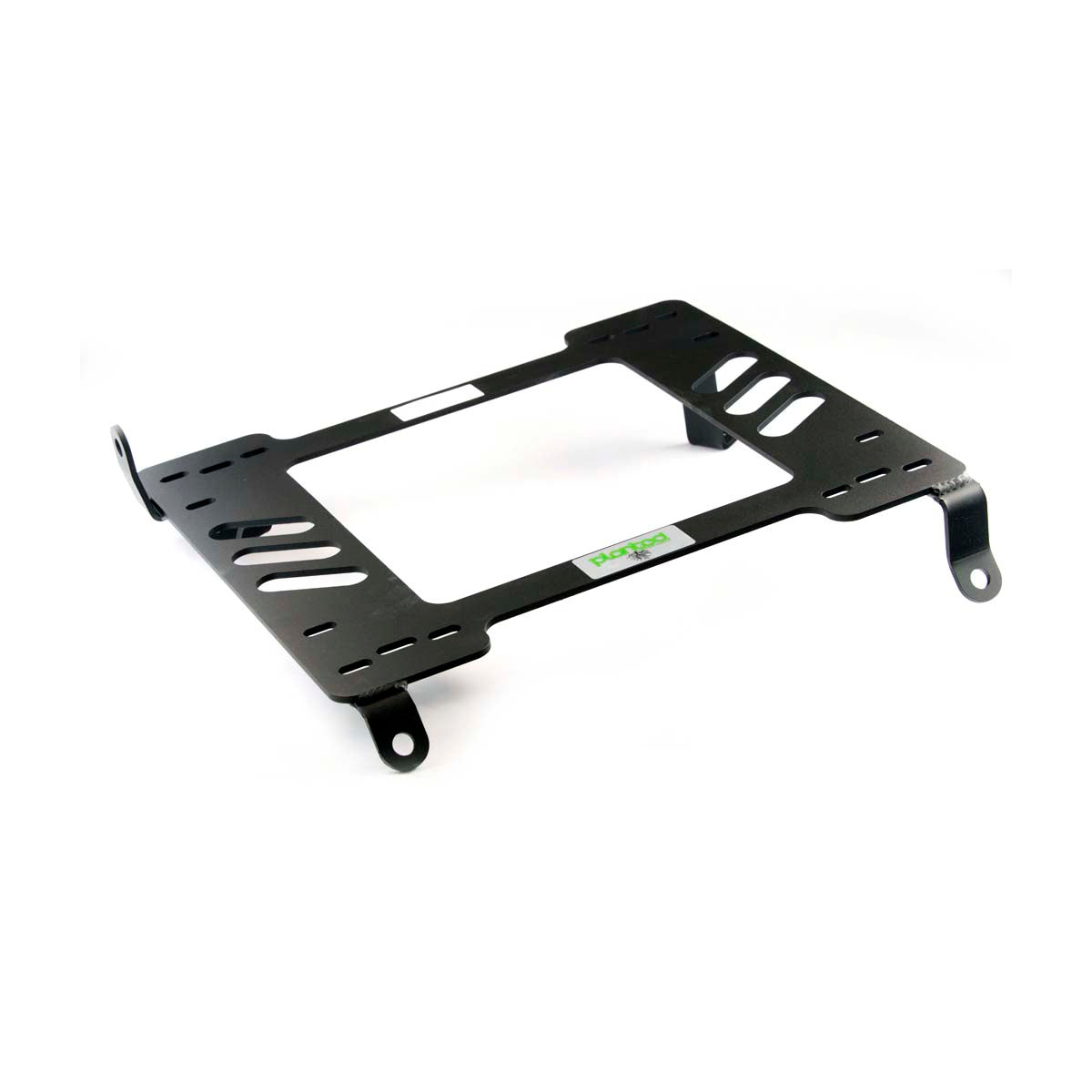 Planted seat bracket for 1984-1988 Nissan 200SX (S12), driver side, black powder-coated steel