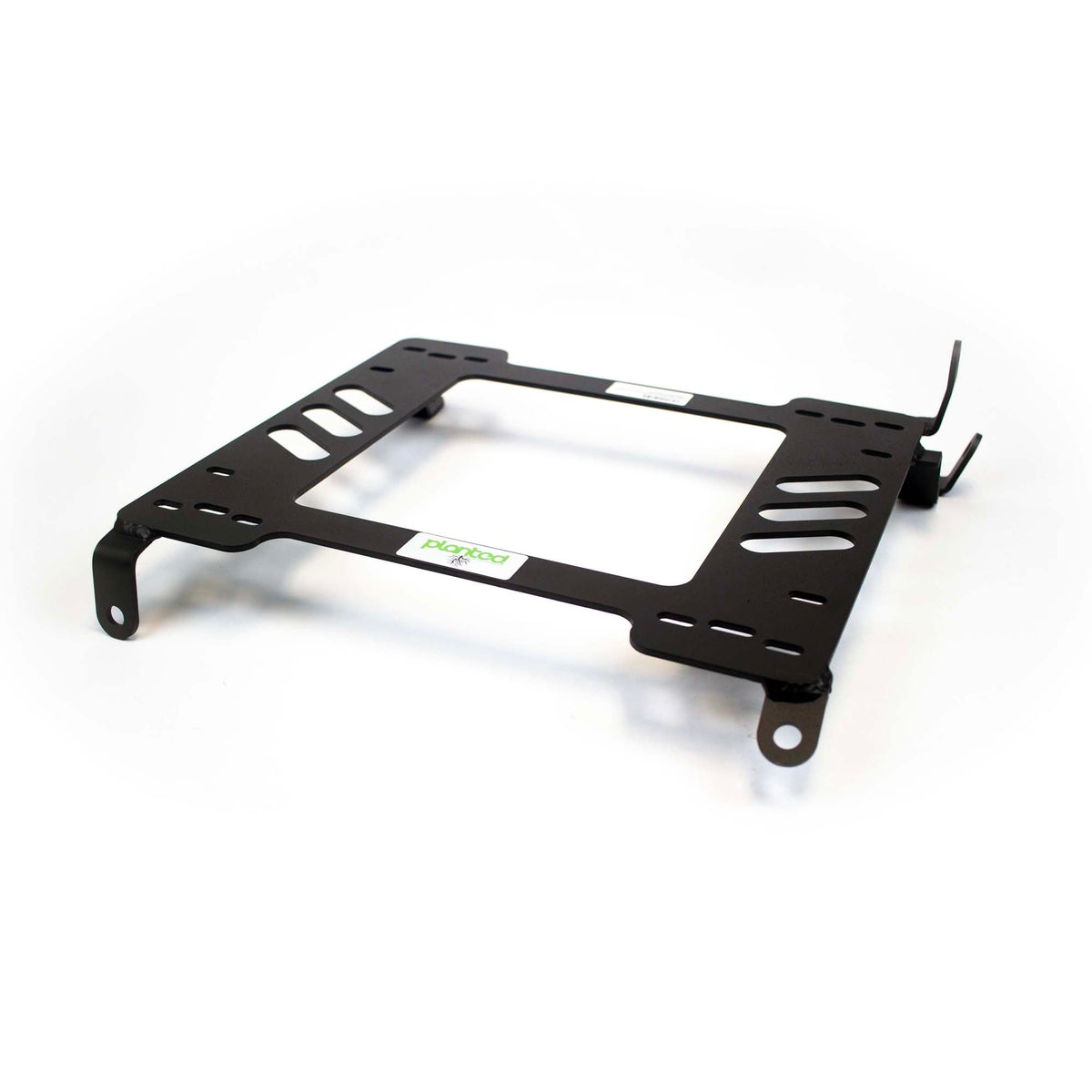 Planted seat bracket for 1995.5-2004 Toyota Tacoma (Bucket Seat Models Only), passenger side, black powder-coated steel