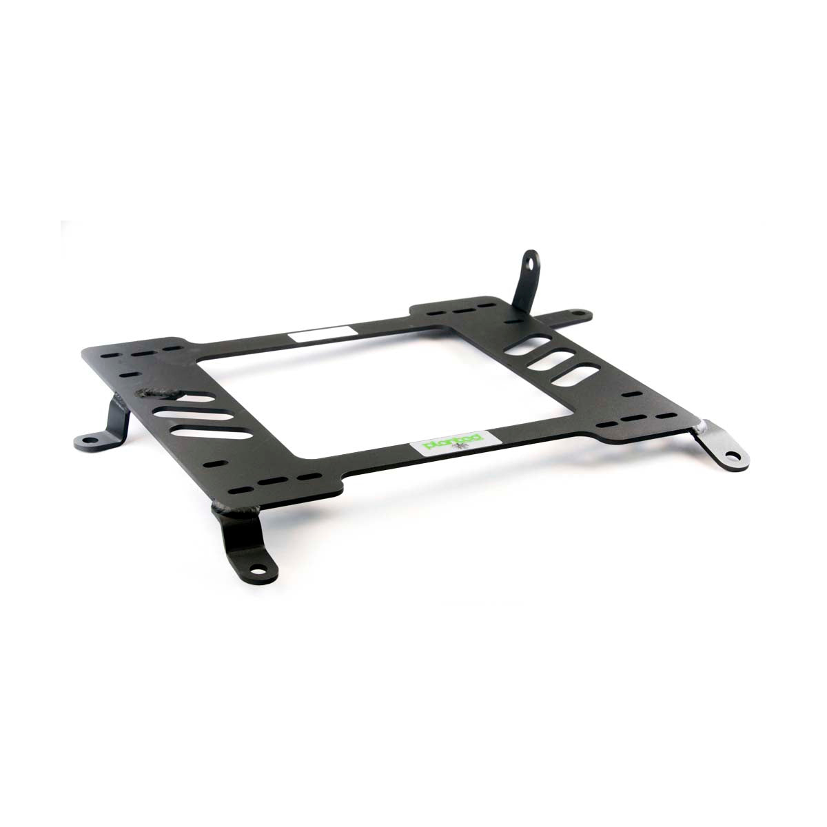 Planted seat bracket for 1995-2003 Mitsubishi Mirage, passenger side, black powder-coated steel