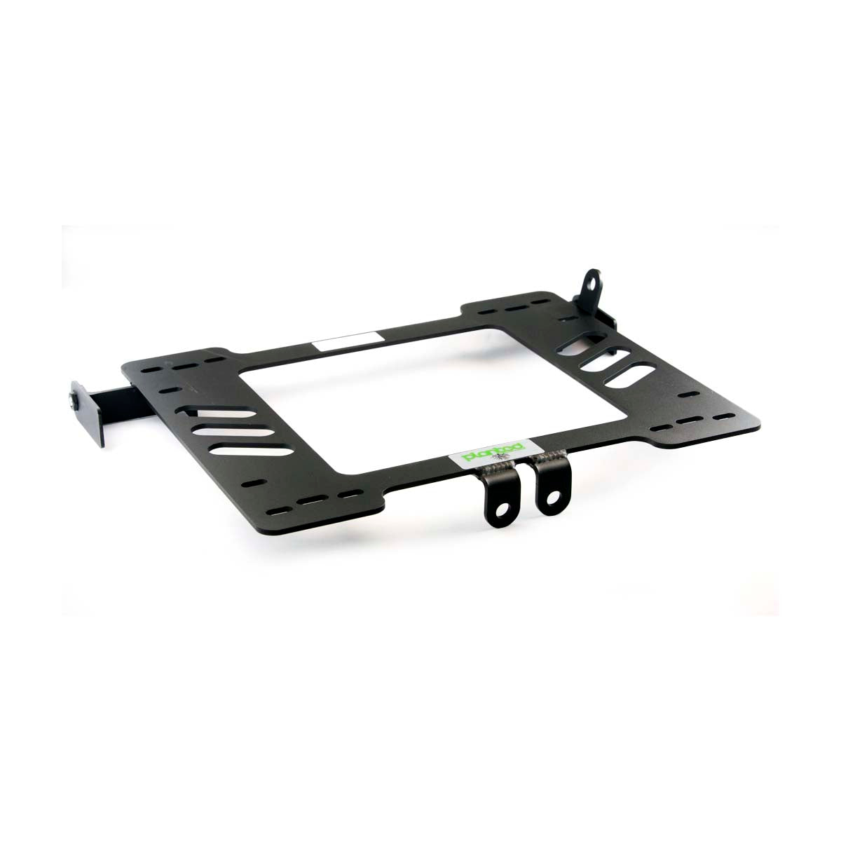 Planted seat bracket for 2002-2004 Audi RS6 (C5), passenger side, black powder-coated steel