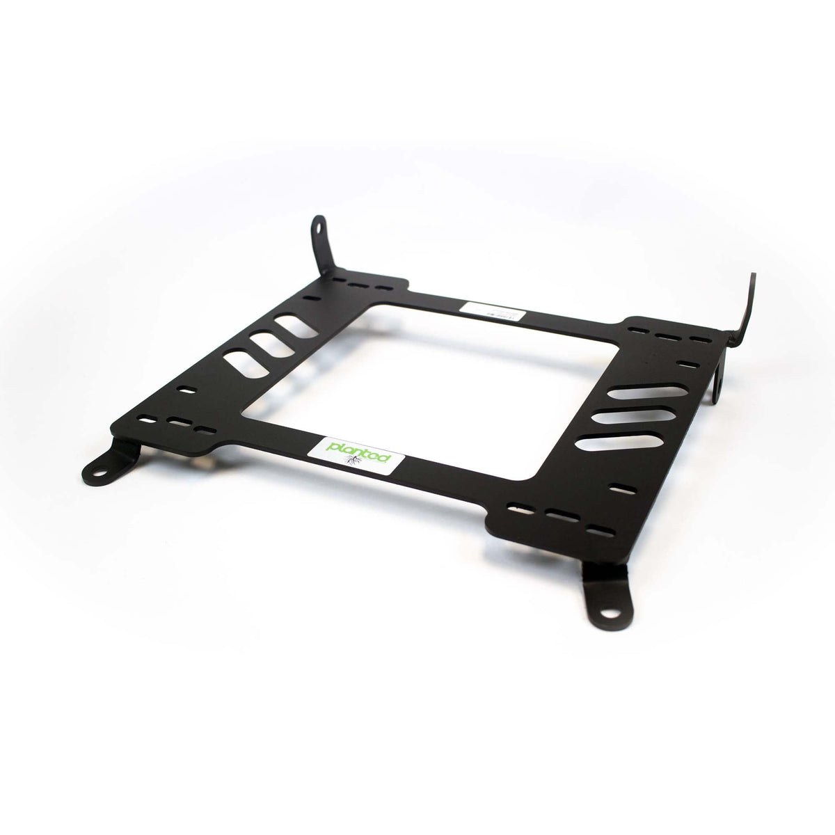 Planted seat bracket for 1996-2000 Volvo V70 Wagon, driver side, black powder-coated steel