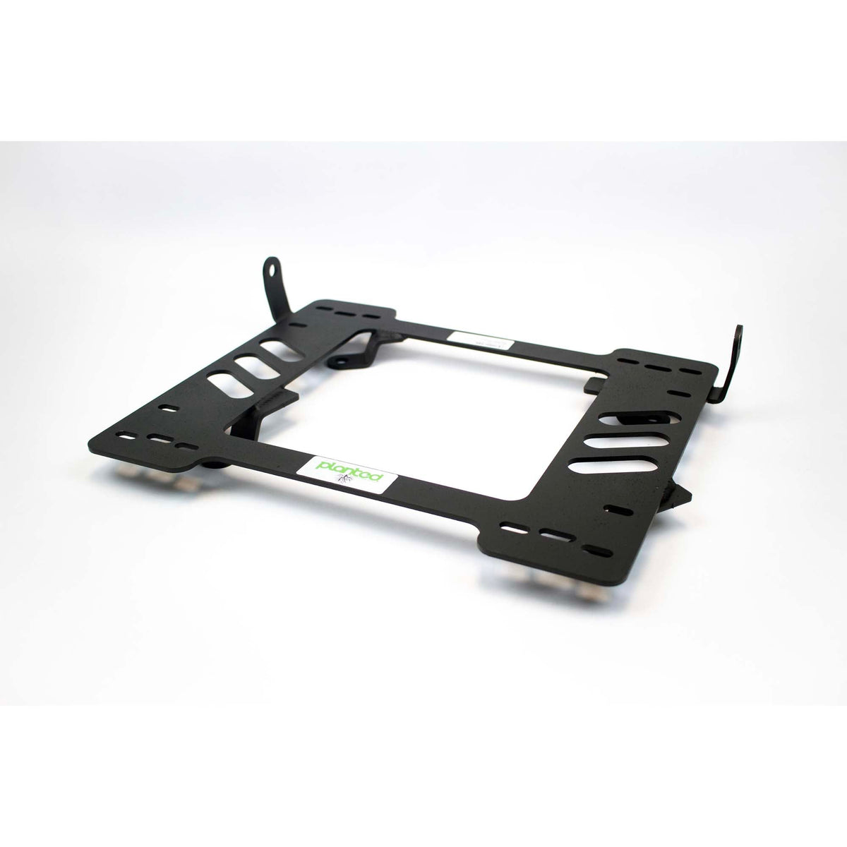 Planted seat bracket for 1967-1971 Ford Thunderbird, driver side, black powder-coated steel