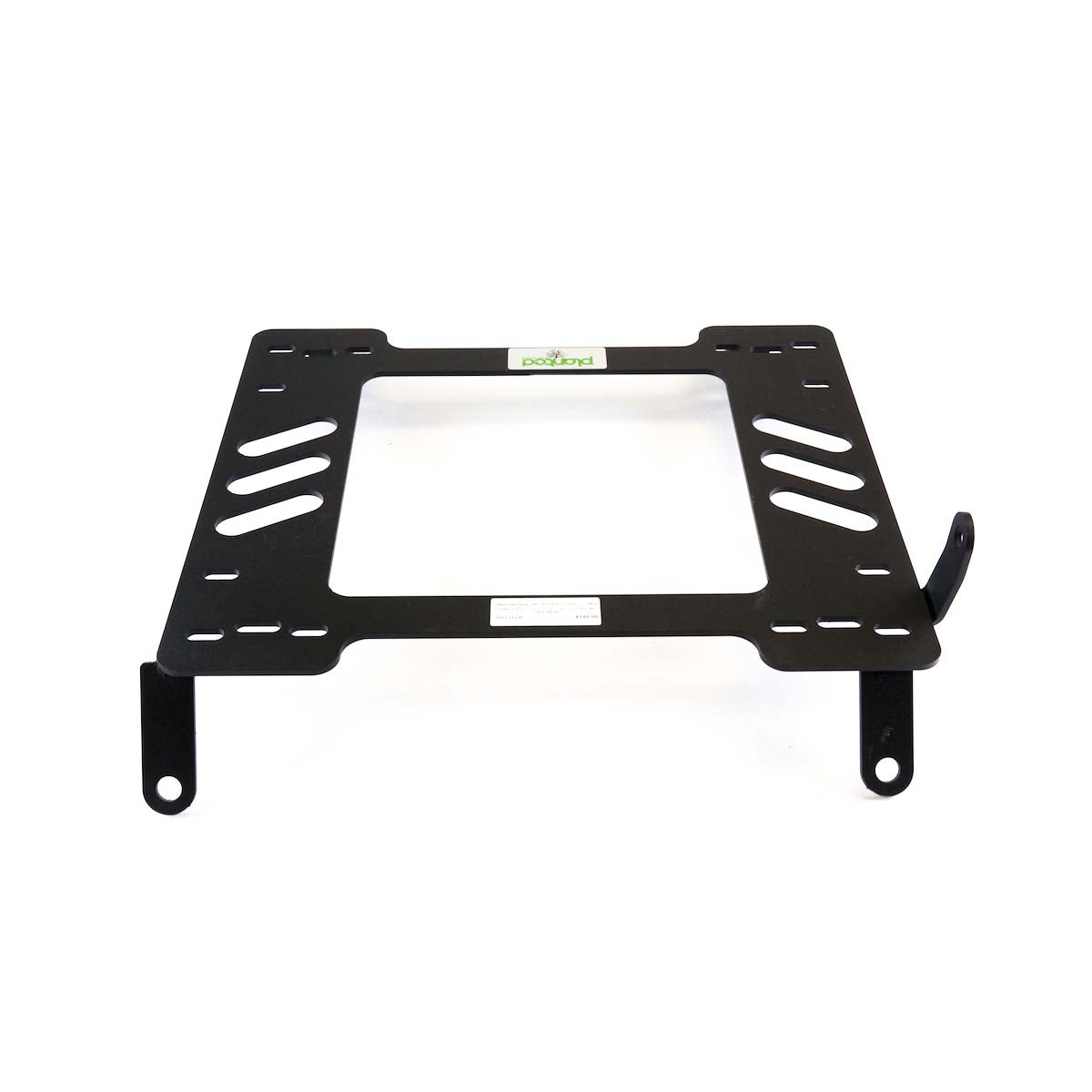 Planted seat bracket for 2006-2013 Volvo C30, driver side, black powder-coated steel