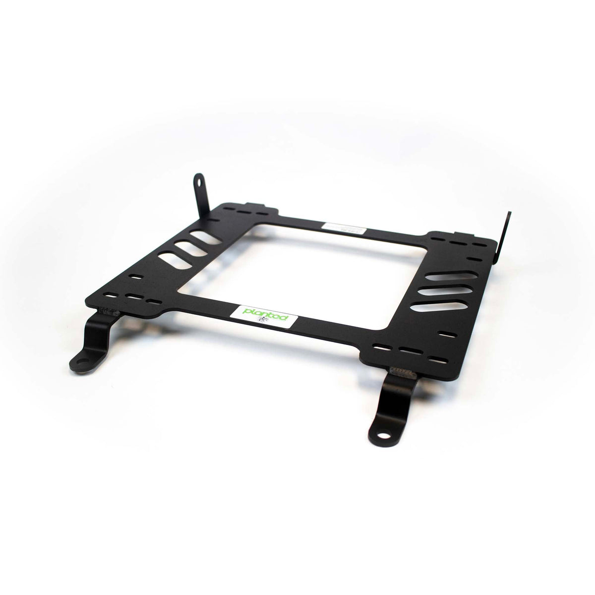 Planted seat bracket for 2005-2019 Chevrolet Corvette C6/C7 (Non-ZR1), driver side, black powder-coated steel