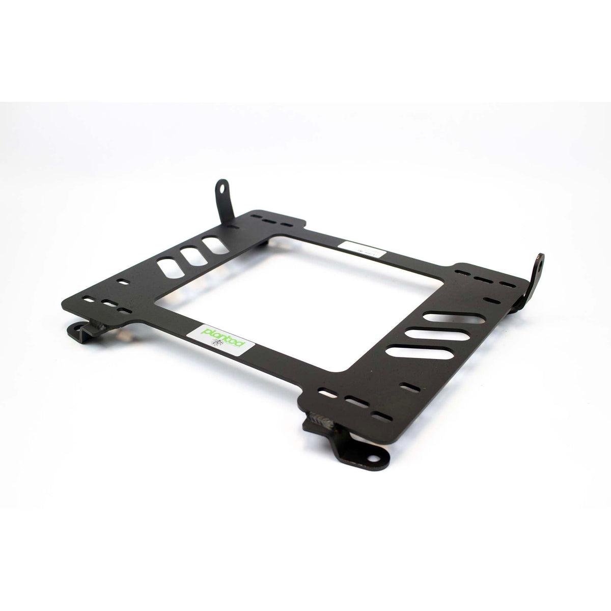 Planted seat bracket for 2011-2018 BMW 6 Series Coupe (F13), driver side, black powder-coated steel