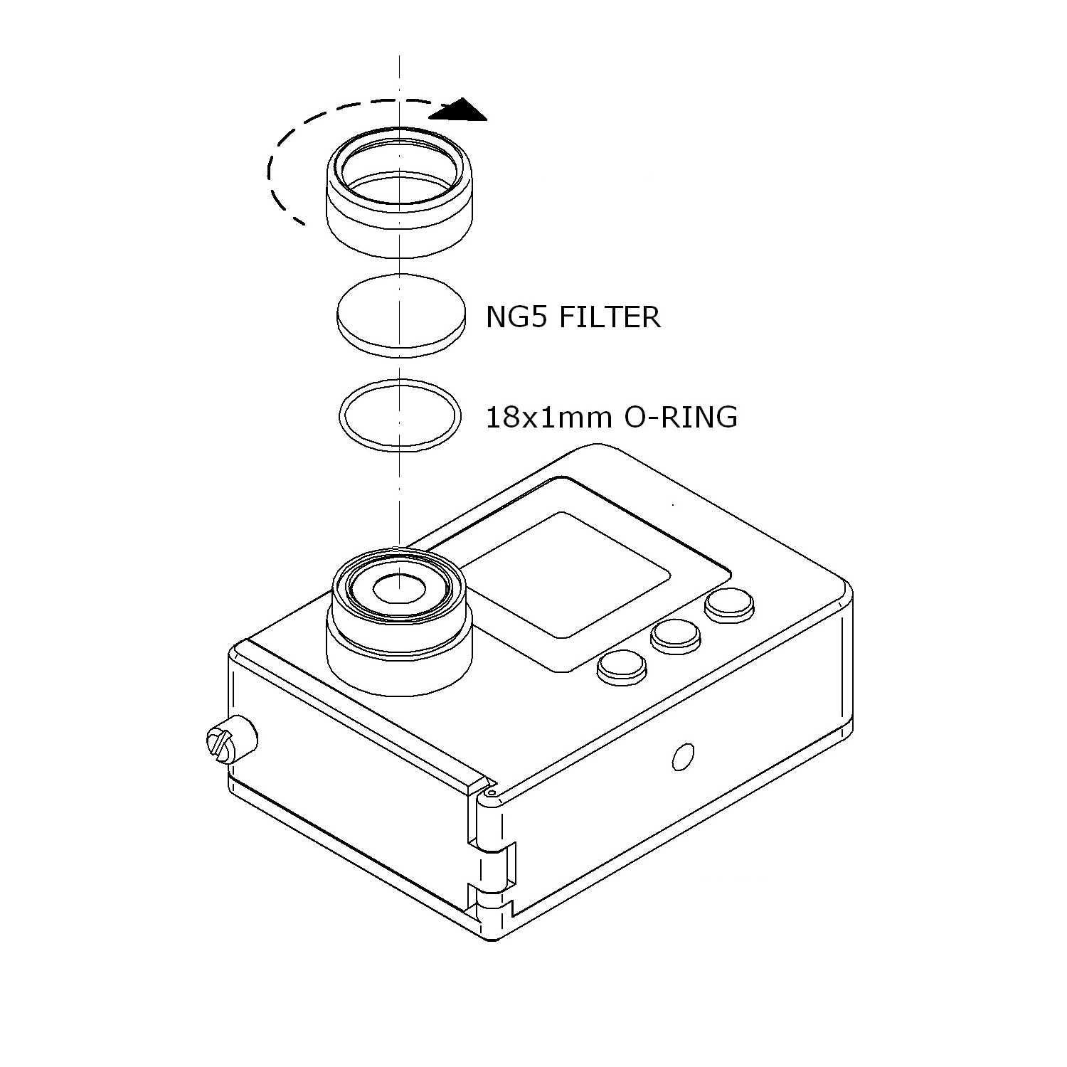 AIM SmartyCam HD Rev. 2 Glass Replacement Kit
