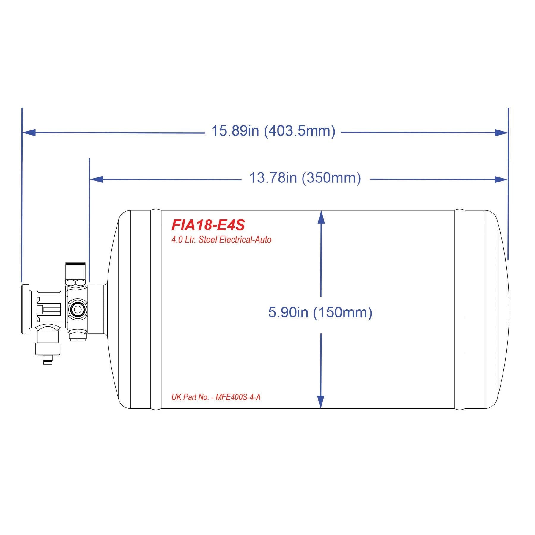 SPA Technique AFFF Automatic FIA Fire System - 4 Liter Electrical