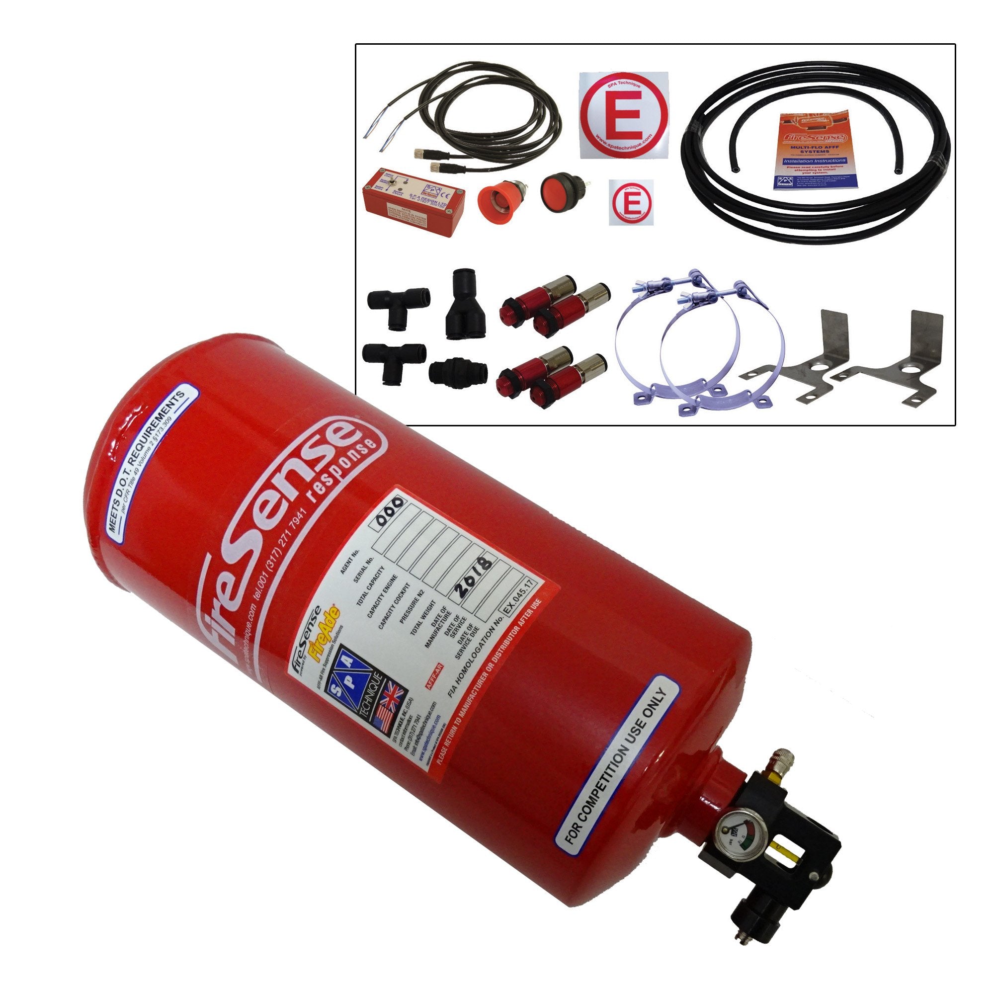 SPA Technique AFFF Automatic FIA Fire System - 4 Liter Electrical